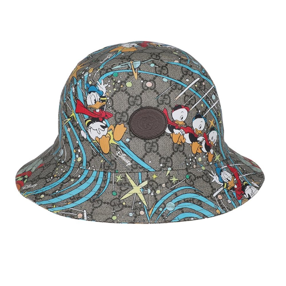 Gucci/ Gucci Neutral Disney Collection Interlocking G-Label Donald Duck Fisherma